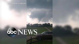 Tornados summer storms leave path of destruction in Northeast l ABC News [upl. by Arikaahs195]