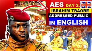 IBRAHIM TRAORE ADDRESSES BURKINABEES IN ENGLISH DURING HIS SECOND DAY IN NIGER Part 2 [upl. by Enomis]