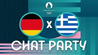 Germany v Greece  Mens Olympic Basketball Tournament Paris 2024  Chat Party ⚡🏀 [upl. by Acsisnarf]