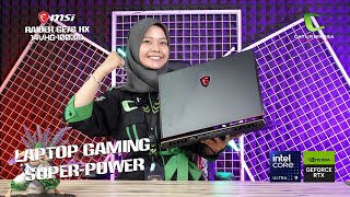 Laptop Gaming SuperPower  MSI RAIDER GE78 HX 14VHG1003ID [upl. by Garin840]