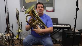 2018 Wessex ‘Dolce’ Compensated Euphonium – EP100 unboxing and play test [upl. by Seldon]