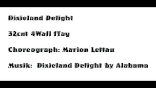 Dixieland Delight  Country Linedance [upl. by Caffrey]