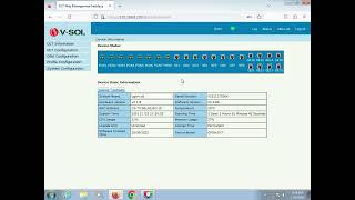 Vsol GPON DBA Profile Setting [upl. by Aeht]