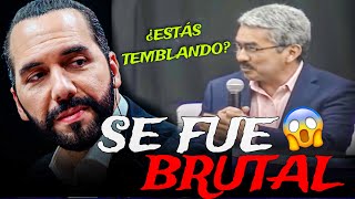 ¿ESTÁS TEMBLANDO Bukele destruye a ACADÉMICO hasta casi van a los MADRAZOS😱 [upl. by Sandie]