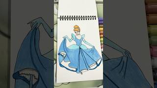 Easy Cinderella sketch art drawing music youtube anime youtubeshorts cute kpop artist diy [upl. by Wittie]