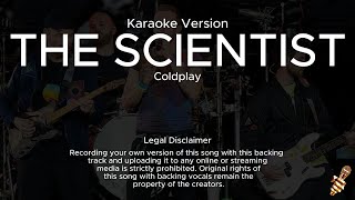 Coldplay  The Scientist Karaoke Version [upl. by Enirak166]