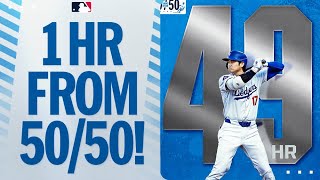 49 Shohei Ohtani is now 1 HOMER AWAY from a 5050 season  大谷翔平ハイライト [upl. by Thoer]