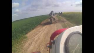 ParisDunkerque 2016 view from my BMW R100GS Paris Dakar [upl. by Leitnahs]