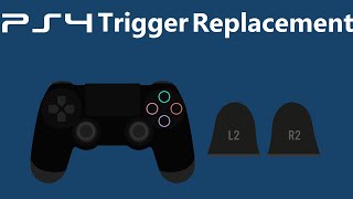 PS4 Controller DualShock 4 L2 and R2 Trigger Replacement [upl. by Sabu494]