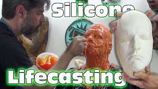 Silicone Face Cast With CopyCat Silicone [upl. by Wilden]