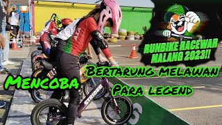 Run Bike Race War Malang Bonderland Bertarung melawan Legend Pushbike Ngeriiii [upl. by Cohdwell]