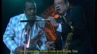 Arnett Cobb and Buddy Tate Tenorsax Battle [upl. by Enilhtak596]