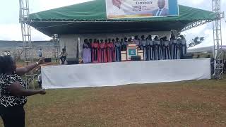 East Buganda Pastors Wife Choir Presenting On Thanks Giving Function [upl. by Ahcire]