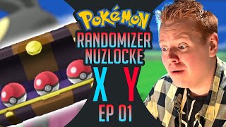 Pokémon X amp Y Randomizer Nuzlocke  Episode 1 Velger Starter [upl. by Benetta]