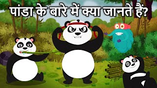 पांडा के बारे में क्या जानते हैं  पांडा का जीवन  Life Of Panda In Hindi  Dr Binocs Show [upl. by Yrtnahc]