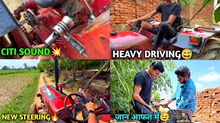 Mahindra 265 di tractor new steering done✅✅Mahindra 265 di vessel Sound💥 [upl. by Ahsei]