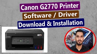 Canon G2770 Printer Software  Driver Download amp Installation ll മലയാളം [upl. by Hamann]