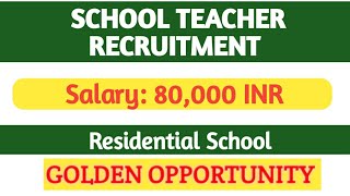 Teacher recruitment  Dont miss this opportunity letsshine12M [upl. by Datha38]