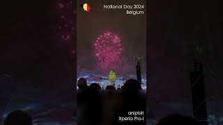 Celebrate Belgium  National Day 2024 Fireworks  Drone  Laser [upl. by Henriha]