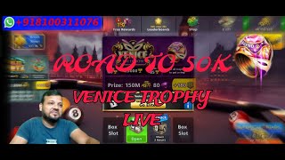 VENICE trophy making live gameplay 8ballpool [upl. by Channa379]