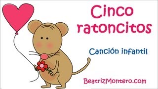 Cinco ratoncitos  Canciones infantiles  Bebés preescolar [upl. by Gonagle]