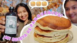 NUESTRA VAINILLA ESTA DISPONIBLE DE NUEVO🎊💕🥰 Mi RECETA de panqueques 🥞🤤esponjocitos [upl. by Annoet]