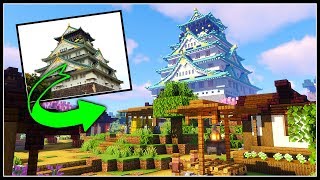 Osaka Castle  Minecraft Timelapse [upl. by Kelli47]