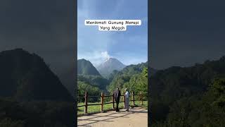 Menikmati Pemandangan Gunung Merapi dari Nawang Jagad Kaliurang jogja wisata kaliurang [upl. by Ardnasil]