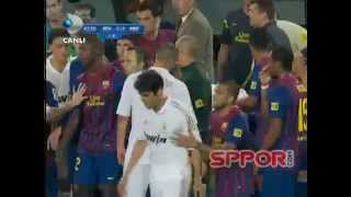 Barcelona  Real Madrid 32 Süper Kupa  Maç sonu KAVGA  2011 [upl. by Gerson]