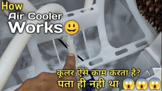 How Air Cooler Works Cooler parts inside View 😃 [upl. by Acey291]