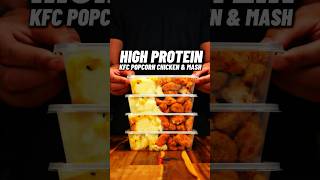 High Protein KFCStyle Chicken Popcorn amp Mashed Potato Meal shorts [upl. by Drofnats187]