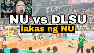 REACTION  NU pinuksa ang DLSU sa Shakeys Super League Championship [upl. by Annat]