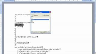 SERIENBRIEFE MIT WORD 2003 [upl. by Dnaleel]