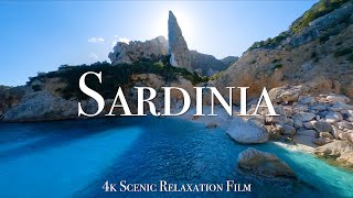 Sardinia 4K  Scenic Relaxation FPV Film With Calming Music [upl. by Lovich]