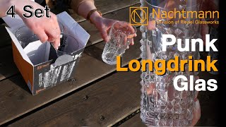 Nachtmann Punk Longdrink Set 4er  Gläser Unboxing [upl. by Ablasor726]