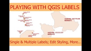 How To Add Single and Multiple Labels in QGIS Edit Styling Callouts [upl. by Ellerol871]