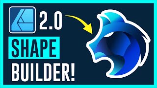 How To Use Shape Builder in Affinity Designer 20 IPAD  COMPLETE TUTORIAL [upl. by Eidurt271]