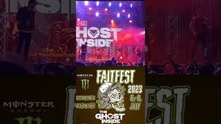 The Ghost Inside Live Fajtfest 2023 [upl. by Anirret]