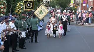 Schützenfest in GrevenbroichNeuenhausen Regiment Abhahme am 15 08 2023 [upl. by Crichton]