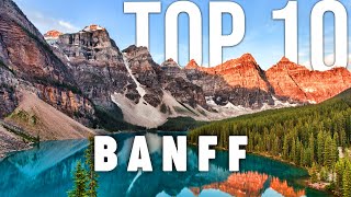 10 BEST Things To Do In Banff  Banff Travel Guide [upl. by Ayahsey737]