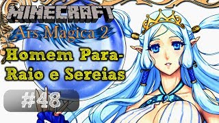 Homem ParaRaio Super Dig Sereias e Mini Creepers  Minecraft AM2 Modpack 48 PT BR [upl. by Llertnauq]