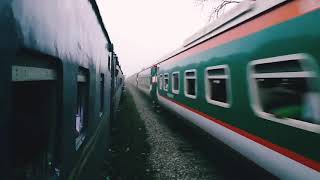 Subarna Express and Sonar Bangla Express Bangladesh high speed train [upl. by Vincents]