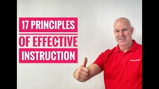 17 Principles of Effective Instruction by TeacherToolkit [upl. by Acinat]