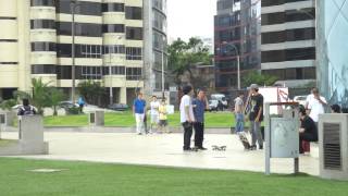 Skateboarder Larcomar  Miraflores Lima  Peru 2012 [upl. by Stephani]