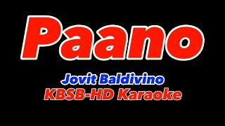 Paano Jovit Baldivino Karaoke Black Screen Background [upl. by Isador124]