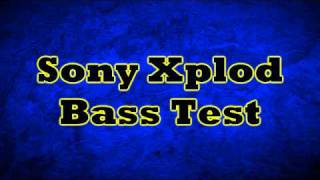 Sony Xplod Bass Test Song HD [upl. by Zacharie]