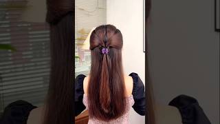 easy hairstyles for long hair viralvideo viral tranding youtbeshort hairstyling [upl. by Vassily804]