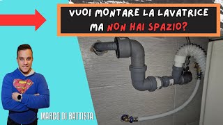 COME INSTALLARE UNA LAVATRICE IN MODO ALTERNATIVO [upl. by Reinert246]