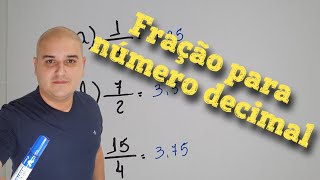 Transformar uma fração em número decimal [upl. by Faun]