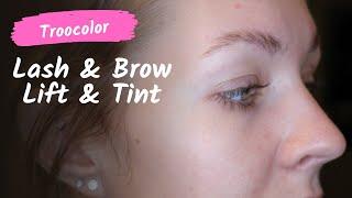 Transform Your Lashes Troocolor Eyelash Lift Kit and Tint Kit Tutorial  DIY Lash Lift at Home [upl. by Bruns]